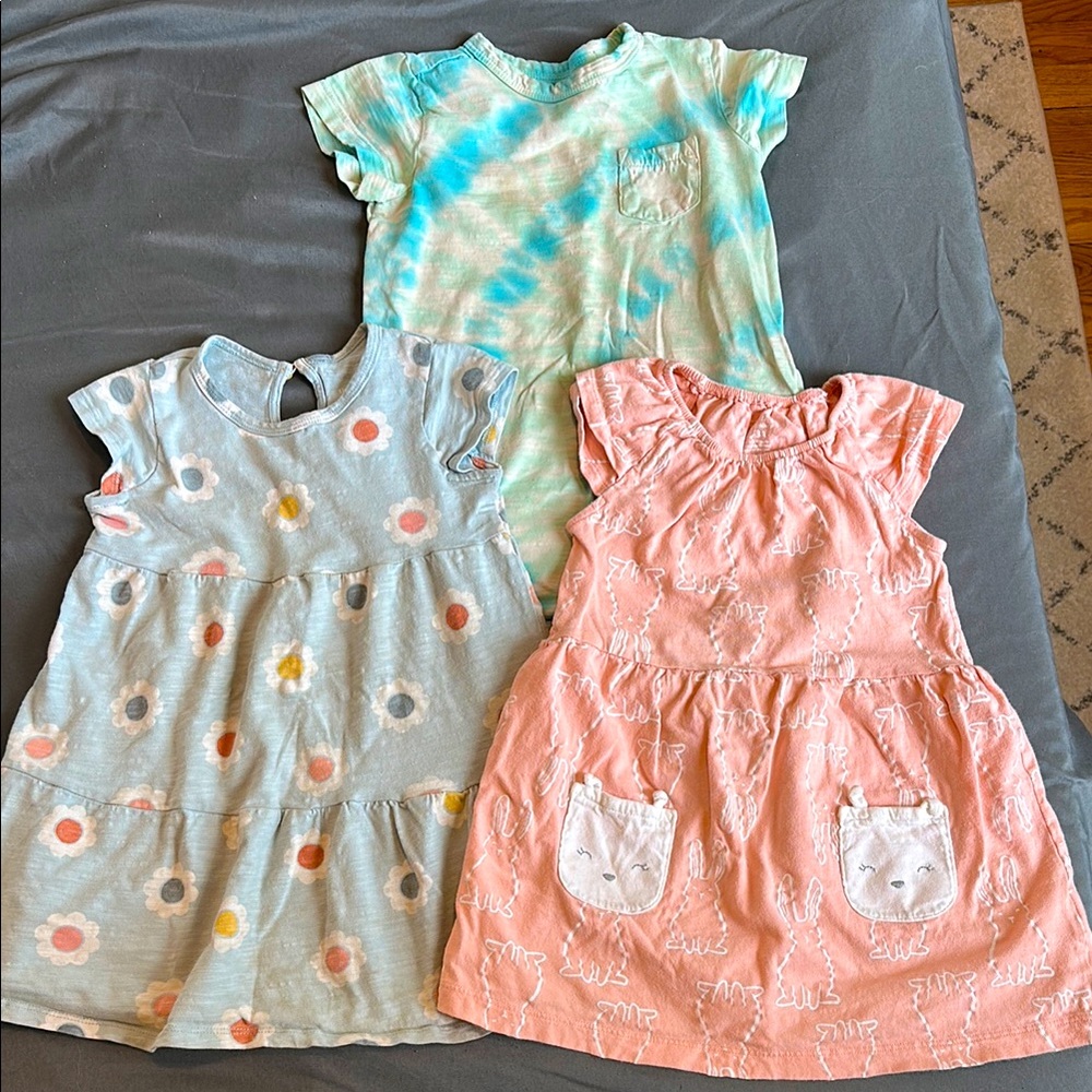 Girls patterned dress dress bundle